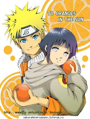 naruto and hinata portocale
